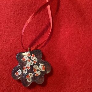 🎄Festive Dog Collar Charm with Santa Design